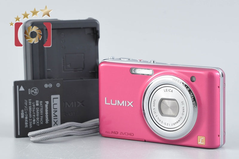 Used Panasonic LUMIX DMC-FX77 Glamorous Pink Compact Digital Camera