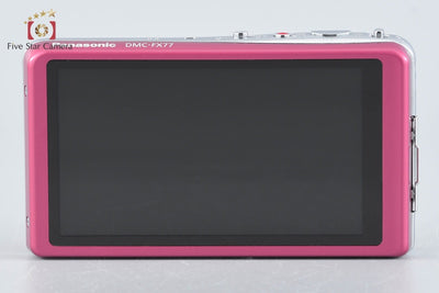 【中古】Panasonic パナソニック LUMIX DMC-FX77 グラマラスピンク コンパクトデジタルカメラ