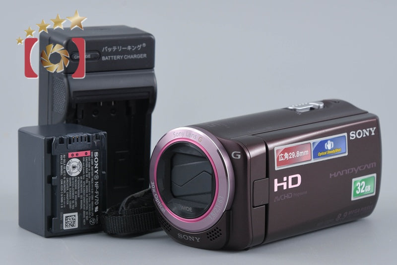 【中古】SONY ソニー HDR-CX270V ボルドーブラウン デジタルビデオカメラ