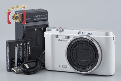 【中古】CASIO カシオ HIGH SPEED EXILIM EX-ZR1300 ホワイト コンパクトデジタルカメラ