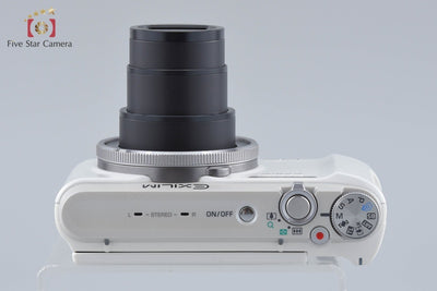 【中古】CASIO カシオ HIGH SPEED EXILIM EX-ZR1300 ホワイト コンパクトデジタルカメラ