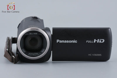 【Used】Panasonic HC-V360MS Black Digital High-Definition Video Camera