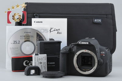 【中古】Canon キヤノン EOS Kiss X6i デジタル一眼レフカメラ シャッター回数僅少