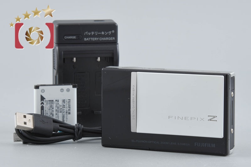【中古】FUJIFILM 富士フイルム FINEPIX Z100fd ホワイト＆ブラック コンパクトデジタルカメラ