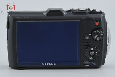 【中古】OLYMPUS オリンパス STYLUS TG-4 Tough ブラック 防水デジタルカメラ