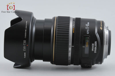 【中古】Canon キヤノン EF-S 17-85mm f/4-5.6 IS USM