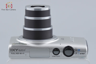 【中古】Canon キヤノン IXY 620F シルバー コンパクトデジタルカメラ 元箱付き