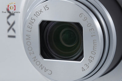 【中古】Canon キヤノン IXY 620F シルバー コンパクトデジタルカメラ 元箱付き