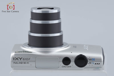 【中古】Canon キヤノン IXY 610F シルバー コンパクトデジタルカメラ 元箱付き