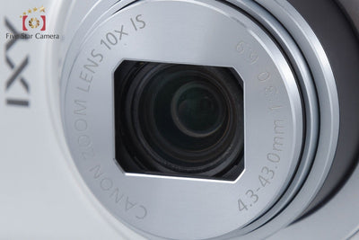 【中古】Canon キヤノン IXY 610F シルバー コンパクトデジタルカメラ 元箱付き