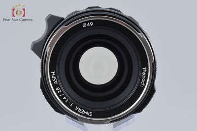 【中古】Thypoch タイポック Simera 28mm f/1.4 ASPH. Type II ブラック ライカMマウント