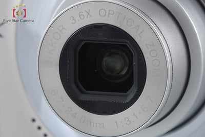 【中古】Nikon ニコン COOLPIX L21 シルバー コンパクトデジタルカメラ
