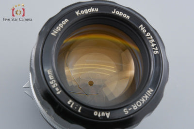 【中古】Nikon ニコン NIKKOR-S Auto 55mm f/1.2