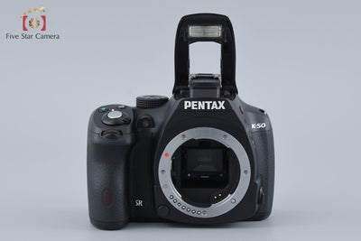 【中古】PENTAX ペンタックス K-50 ブラック デジタル一眼レフカメラ シャッター回数僅少