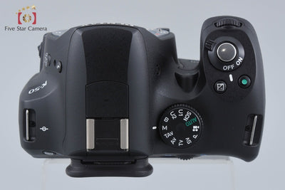 【中古】PENTAX ペンタックス K-50 ブラック デジタル一眼レフカメラ シャッター回数僅少
