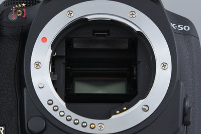 【中古】PENTAX ペンタックス K-50 ブラック デジタル一眼レフカメラ シャッター回数僅少