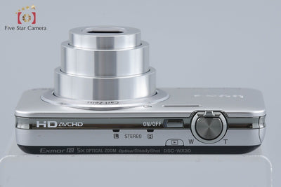 【中古】SONY ソニー Cyber-shot DSC-WX30 シルバー コンパクトデジタルカメラ