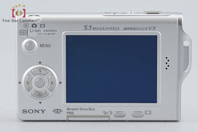 【中古】SONY ソニー Cyber-shot DSC-T7 シルバー デジタルスチルカメラ