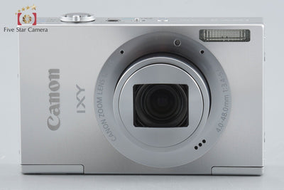 【中古】Canon キヤノン IXY 3 シルバー コンパクトデジタルカメラ 元箱付き