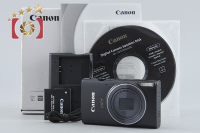 【中古】Canon キヤノン IXY 640 ブラック コンパクトデジタルカメラ 元箱付き