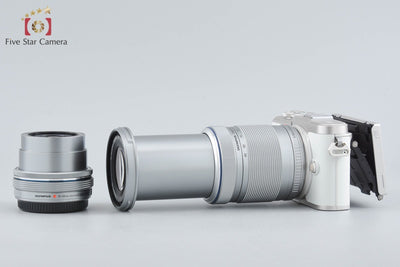 【中古】OLYMPUS オリンパス PEN E-PL9 ホワイト EZ ダブルズームキット シャッター回数僅少 元箱付き