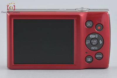 [Used] Canon IXY 200 Red Compact Digital Camera