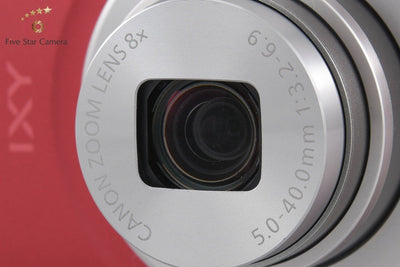 [Used] Canon IXY 200 Red Compact Digital Camera