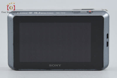 【中古】SONY ソニー Cyber-shot DSC-TX10 シルバー コンパクトデジタルカメラ