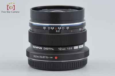 【中古】OLYMPUS オリンパス M.ZUIKO DIGITAL ED 12mm f/2 ブラック