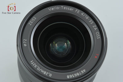 [Used] SONY Carl Zeiss Vario-Tessar T* FE 16-35mm f/4 ZA OSS SEL1635Z with original box