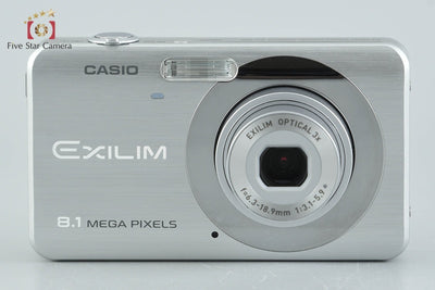 [Used] Casio EXILIM EX-Z80 Silver Compact Digital Camera with Original Box