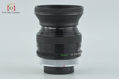 【中古】Canon キヤノン FD 55mm f/1.2 S.S.C.