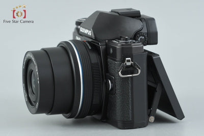 【中古】OLYMPUS オリンパス OM-D E-M10 Mark II 14-42mm EZ レンズキット ブラック シャッター回数僅少
