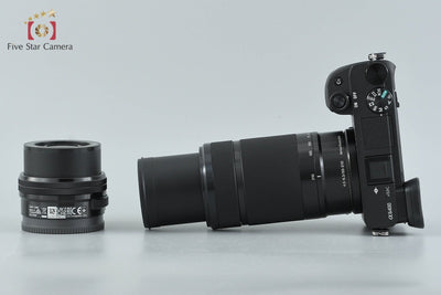 【中古】SONY ソニー α6400 ILCE-6400 ダブルズームレンズキット ブラック シャッター回数僅少