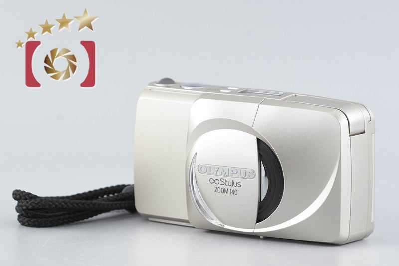 【中古】OLYMPUS オリンパス ∞ STYLUS ZOOM 140 シャンパンゴールド コンパクトフィルムカメラ