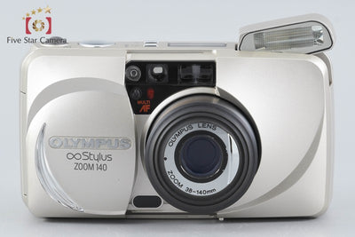 【中古】OLYMPUS オリンパス ∞ STYLUS ZOOM 140 シャンパンゴールド コンパクトフィルムカメラ