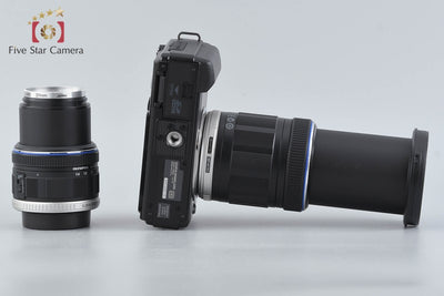 [Used] OLYMPUS PEN Lite E-PL1s Double Zoom Kit Black, Low Shutter Count, With Original Box