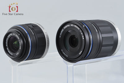 [Used] OLYMPUS PEN Lite E-PL1s Double Zoom Kit Black, Low Shutter Count, With Original Box
