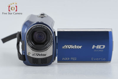 [Used] JVC Kenwood Everio GZ-HD300 Blue Camcorder with Original Box