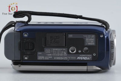 [Used] JVC Kenwood Everio GZ-HD300 Blue Camcorder with Original Box