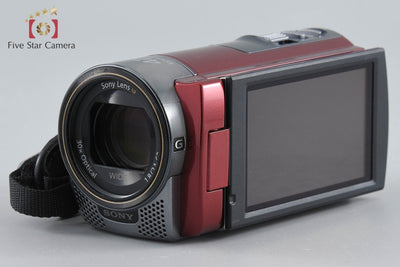 【中古】SONY ソニー ハンディカム HDR-CX180 レッド ビデオカメラ 元箱付き