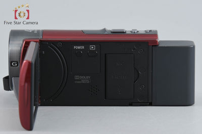 【中古】SONY ソニー ハンディカム HDR-CX180 レッド ビデオカメラ 元箱付き