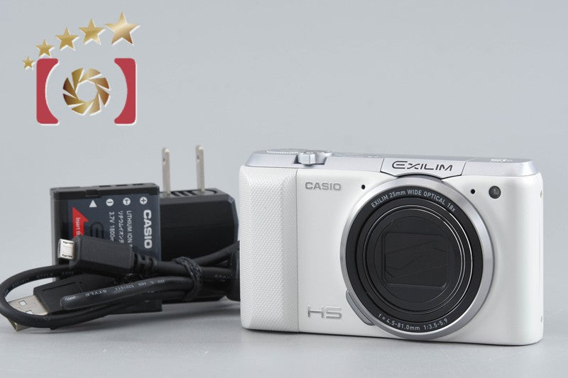 【中古】Casio カシオ HIGH SPEED EXILIM EX-ZR850 ホワイト コンパクトデジタルカメラ