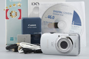 【中古】Canon キヤノン IXY Digital 510 IS シルバー コンパクトデジタルカメラ 元箱付き
