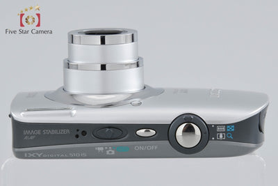 【中古】Canon キヤノン IXY Digital 510 IS シルバー コンパクトデジタルカメラ 元箱付き
