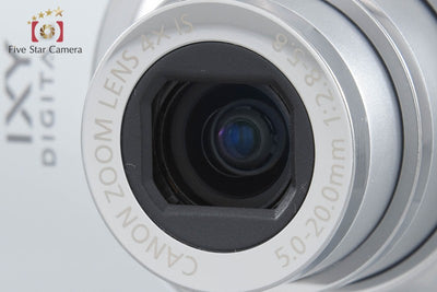 【中古】Canon キヤノン IXY Digital 510 IS シルバー コンパクトデジタルカメラ 元箱付き