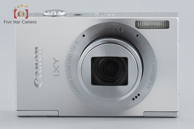 【中古】Canon キヤノン IXY 3 シルバー コンパクトデジタルカメラ 元箱付き