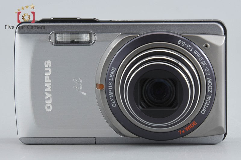 中古】OLYMPUS オリンパス μ-7020 シルバー コンパクトデジタルカメラ
