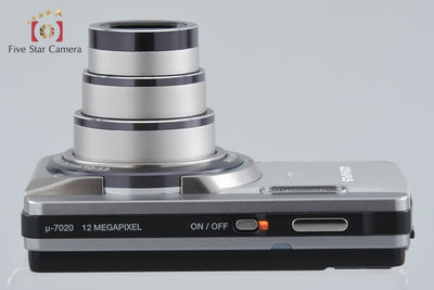 【中古】OLYMPUS オリンパス μ-7020 シルバー コンパクトデジタルカメラ