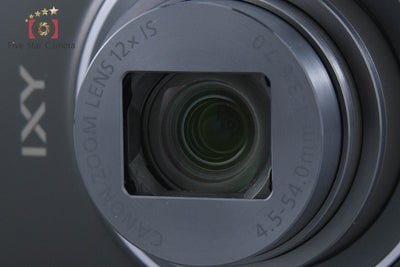 【中古】Canon キヤノン IXY 640 ブラック コンパクトデジタルカメラ 元箱付き